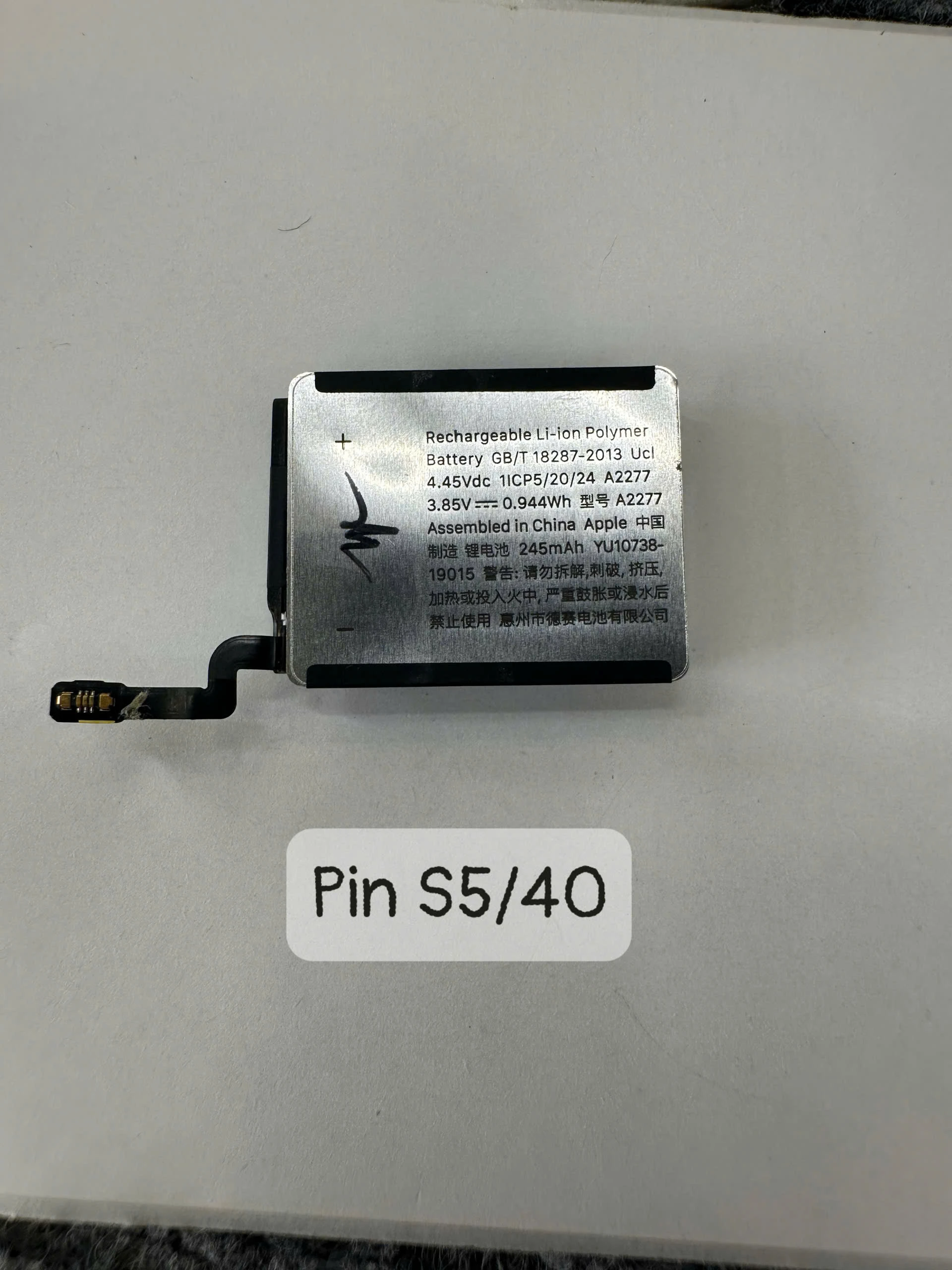 Pin Apple Watch Series 5 / SE Gen 1 / SE Gen 2 Zin Bóc Máy – 40mm & 44mm | Model A2092 A2094 A2351 A2352 A2291 A2292 | Dung Lượng 100% – Dùng Chung